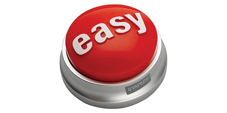 Effective leaders avoid hitting the easy button.