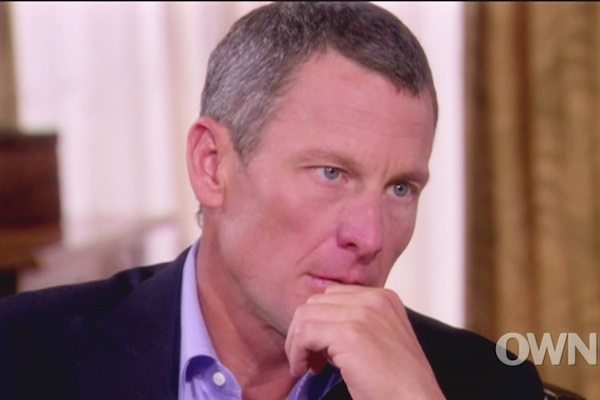 Lance Armstrong confesses to Oprah that he cheated to win.