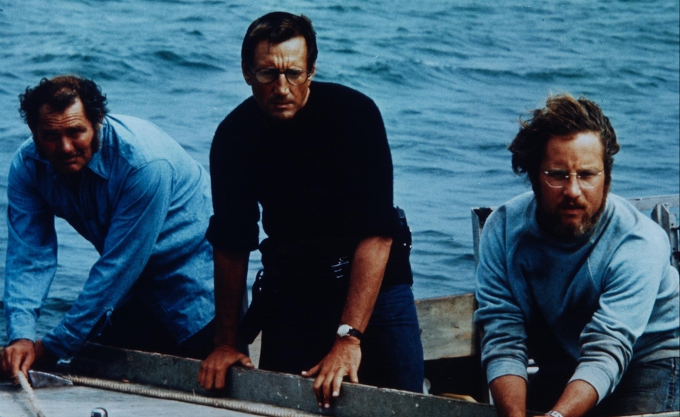 The three person team who hunt the shark in Jaws.