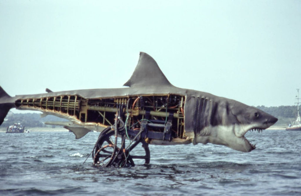 Bruce the mechanical shark from Jaws (1975).