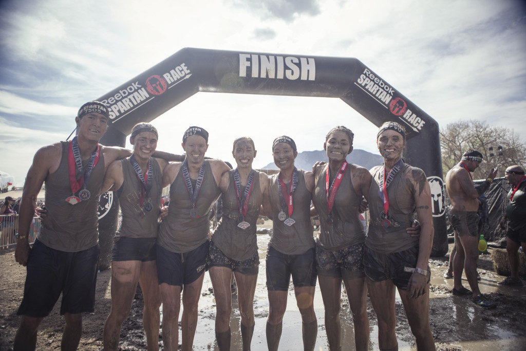 Working as a team gets you to the finish line. Photo courtesy of Spartan.com