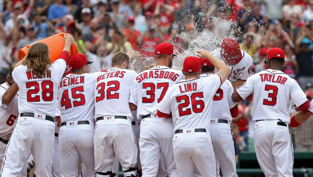 The Washington Nationals are highly successful during the season, but not in the playoffs. Credit: Geoff Burke-USA TODAY 