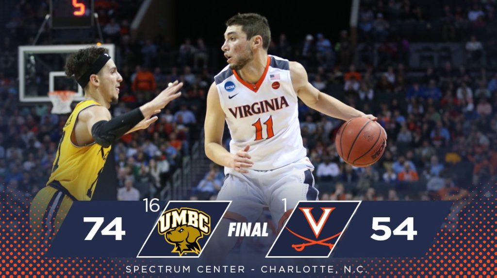 UVa was crushed by UMBC in the first round of the tournament.